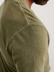 Vintage Wash Pocket Tee(Bay Leaf,XS)