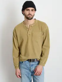Alan Henley In Heavyweight Cotton(Khaki,XS)