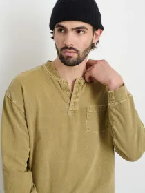 Alan Henley In Heavyweight Cotton(Khaki,XS)