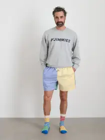 P'Jimmies Sleep Short in Colorblock(Pastel Colorblock,XXS)