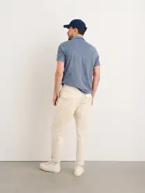 Vintage Wash Polo(Faded Blue,XS)