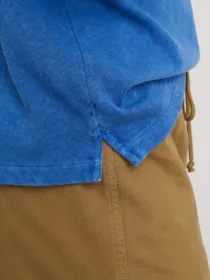 Vintage Wash Polo(Washed Cobalt,XS)