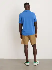 Vintage Wash Polo(Washed Cobalt,XS)