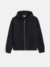 Fleece Track Zip Hoodie