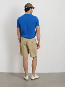 Standard Pleated Short In Chino(Faded Khaki,28)