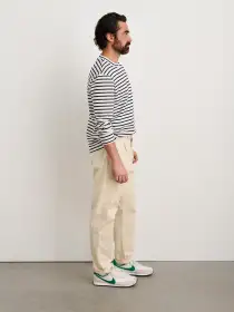 Standard Pleated Pant in Chino(Oat Milk,28/28)