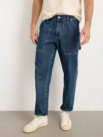 Painter Pant in Vintage Wash Denim(Medium Vintage Wash,28)