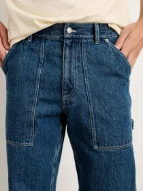 Painter Pant in Vintage Wash Denim(Medium Vintage Wash,28)