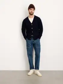 Painter Pant in Vintage Wash Denim(Medium Vintage Wash,28)
