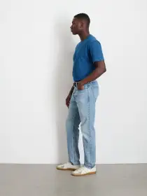 Standard T-Shirt in Indigo Slub Cotton(Indigo,XS)
