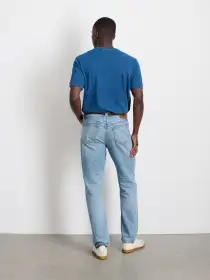 Standard T-Shirt in Indigo Slub Cotton(Indigo,XS)