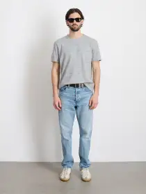 Standard T-Shirt In Slub Cotton(Heather Grey,XS)