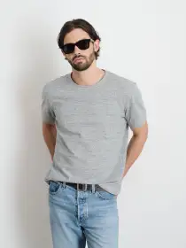 Standard T-Shirt In Slub Cotton(Heather Grey,XS)