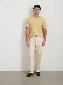 The Standard T-Shirt in Slub Cotton(Beeswax,XS)