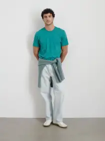 The Standard T-Shirt in Slub Cotton(Jadeite,XS)