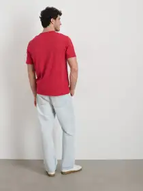 The Standard T-Shirt in Slub Cotton(Red Pepper,XS)