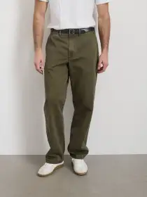 Straight Leg Pant In Vintage Wash Chino(Deep Moss,28/30)
