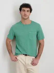 Standard Slub Pocket Tee(Light Jade,XS)