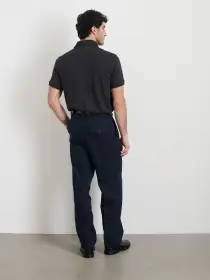 Standard Polo in Slub Cotton(Black,XS)