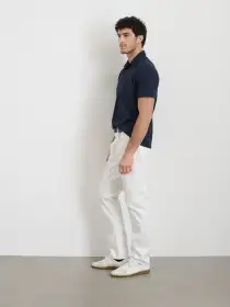 Standard Polo in Slub Cotton(Navy,XS)