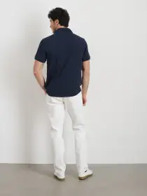 Standard Polo in Slub Cotton(Navy,XS)