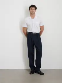 Standard Polo in Slub Cotton(White,XS)