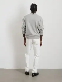 Marlon Sweatshirt in Lightweight Cotton Terry(Heather Grey,XS)
