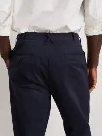 Standard Pleated Pant in Chino(Dark Navy,28/28)