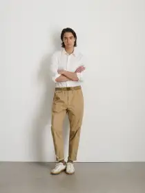 Standard Pleated Pant in Chino(Vintage Khaki,28/28)
