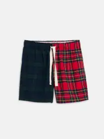 P'Jimmies Sleep Short in Flannel
