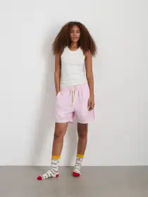 P'Jimmies Sleep Short in Stripe(Pink Stripe,XXS)