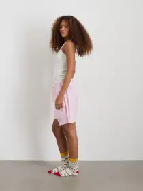 P'Jimmies Sleep Short in Stripe(Pink Stripe,XXS)