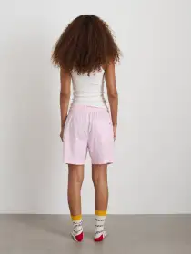 P'Jimmies Sleep Short in Stripe(Pink Stripe,XXS)