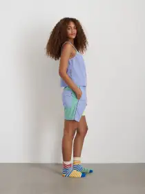 P'Jimmies Sleep Cami in Colorblock(Pastel Colorblock,XXS)