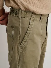 Field Pant in Herringbone(Vintage Olive,28)