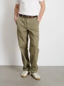 Field Pant in Herringbone(Vintage Olive,28)