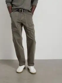 Painter Pant in Recycled Denim(Thyme,28)