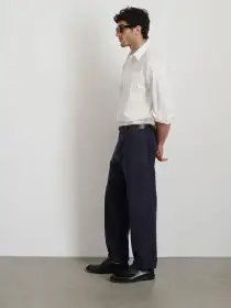 Straight Leg Pant In Vintage Wash Chino(Dark Navy,28/30)