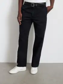 Straight Leg Pant In Vintage Wash Chino(Washed Black,28/30)