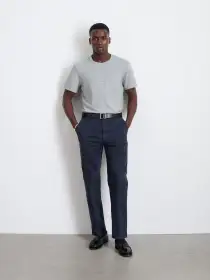 Slim Trouser In Chino(Dark Navy,28)