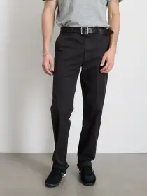 Slim Trouser In Chino (Long Inseam)(Black,28)