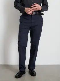 Slim Trouser In Chino (Long Inseam)(Dark Navy,28)