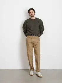 Slim Trouser In Chino(Field Khaki,28)