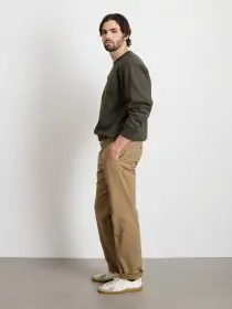Slim Trouser In Chino(Field Khaki,28)