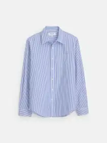 Mill Shirt in Striped Poplin