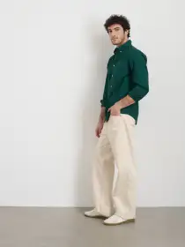 Mill Shirt in Cotton Poplin(Dark Cypress,XS)