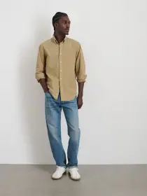 Mill Shirt in Cotton Poplin(Explorer Khaki,XS)
