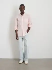 Mill Shirt in Cotton Poplin(Quartz,XS)