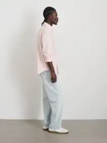 Mill Shirt in Cotton Poplin(Quartz,XS)