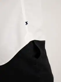 Mill Shirt in Cotton Poplin(White,XS)